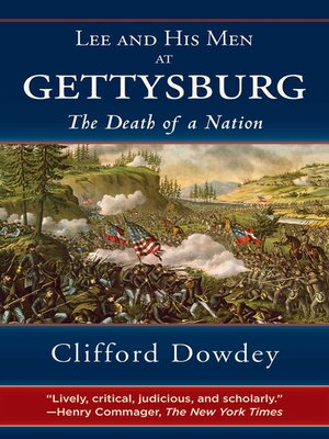 cover image of Lee and His Men at Gettysburg